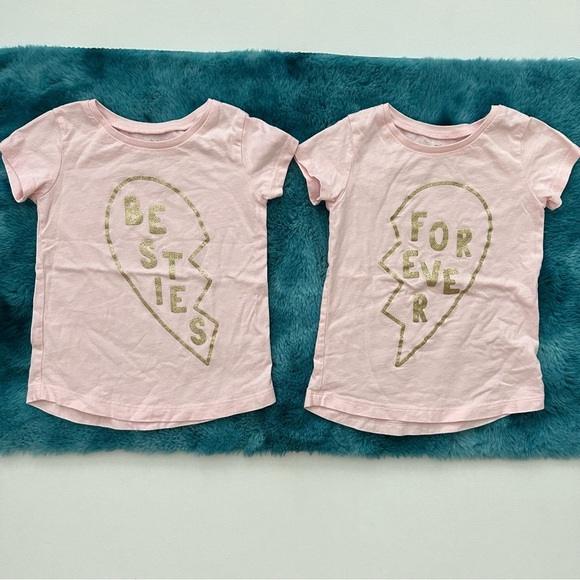 Carter’s Toddler Girl Best Friend 2 Shirt Bundle Size 3T - Picture 9 of 9